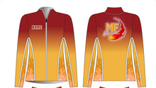 Load image into Gallery viewer, Maroon Fire Slim-Fit Jacket
