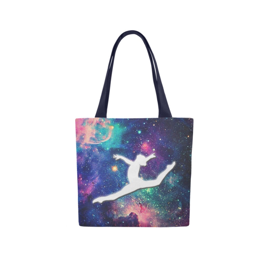 Gymnast Dancer Galaxy Tote bag