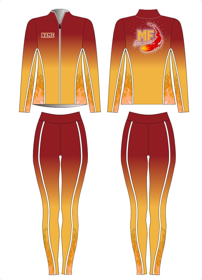 Maroon Fire Warm Ups