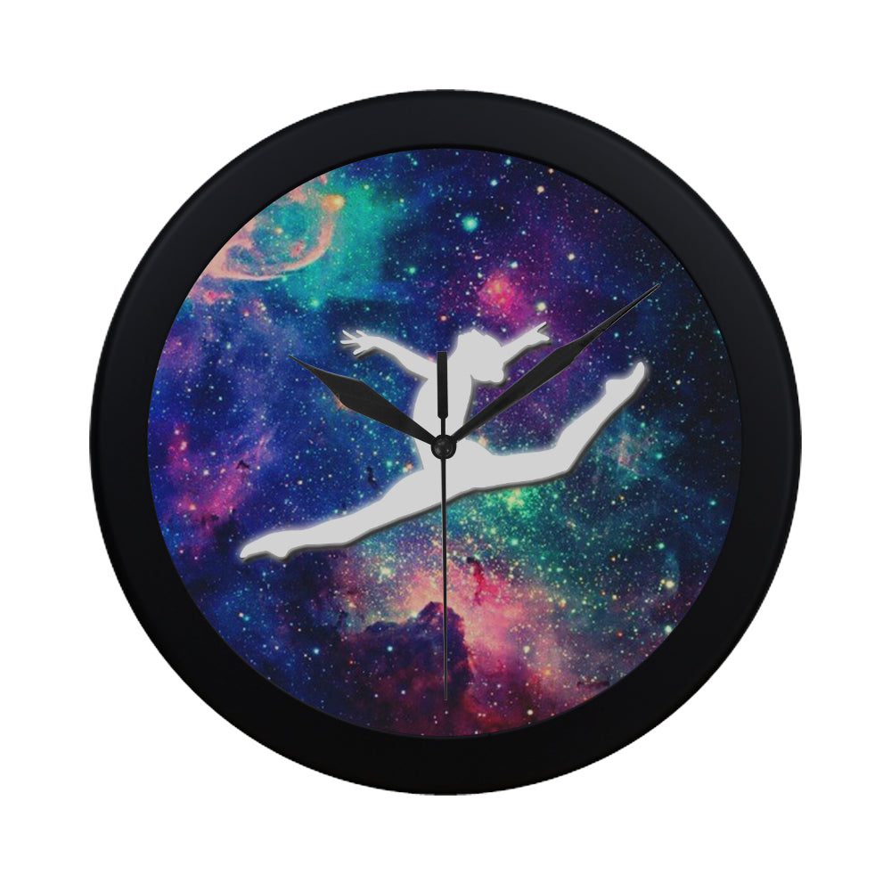 Gymnast Dancer Cheer Clock